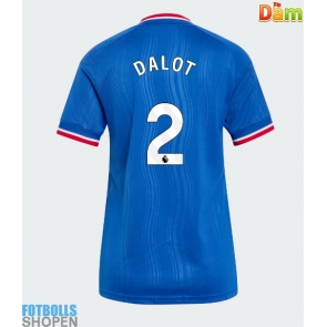 Billiga Manchester United Diogo Dalot #2 Bortatröja Dam 2026-27 Kortärmad